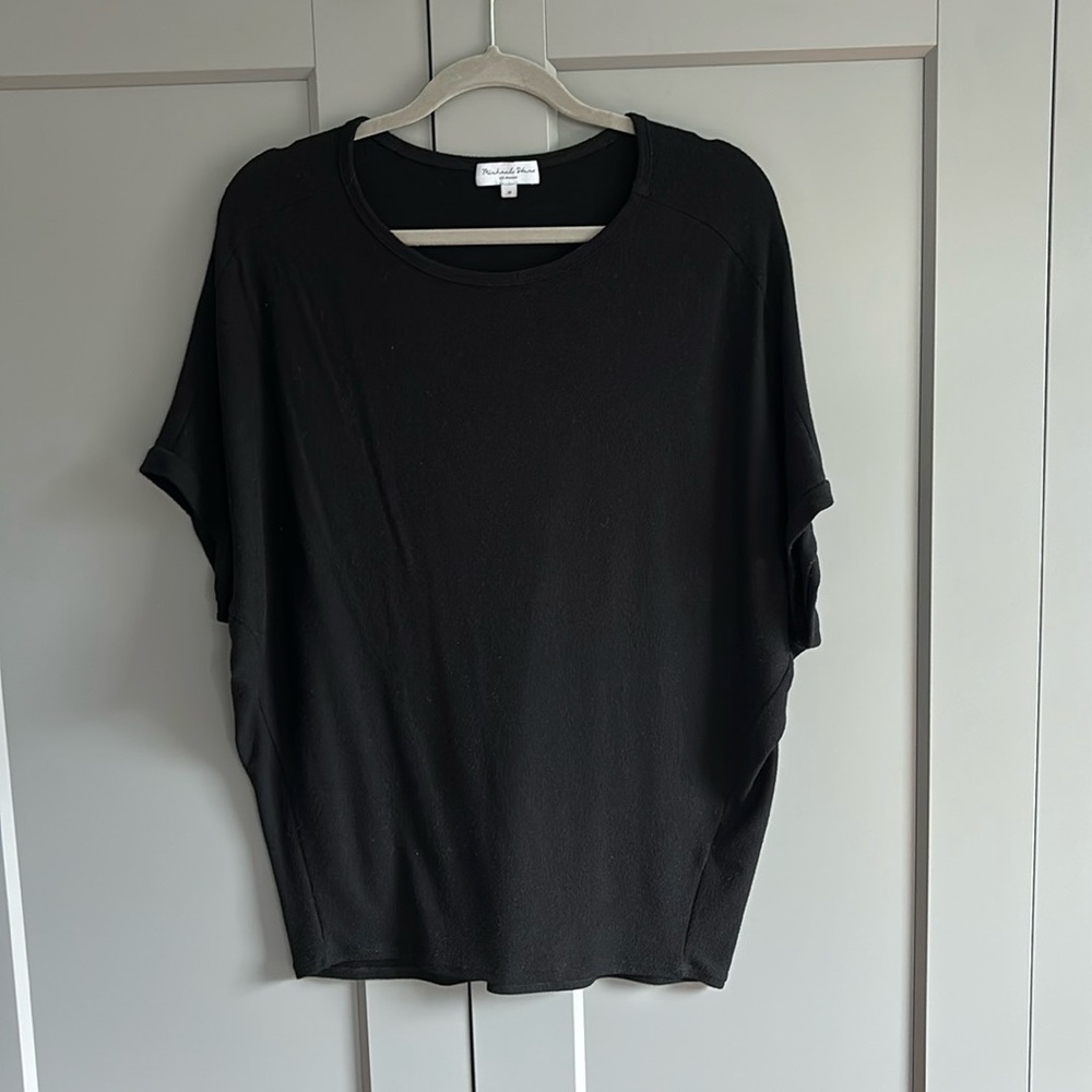 Michael Stars • Black Dolman Sleeve Knit Top